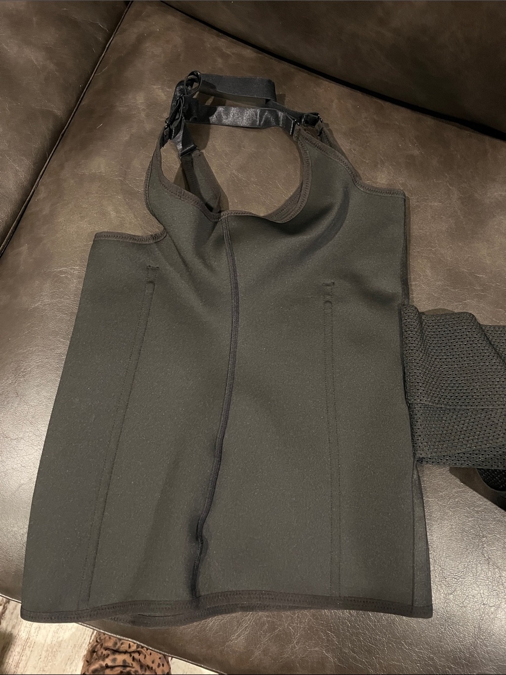 Black Shapewear Waist Trainer Vest